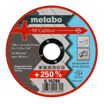 125 x 1.6 x 22.23 M-Calibur Inox Cutting Disc 616286000 Pack of 25