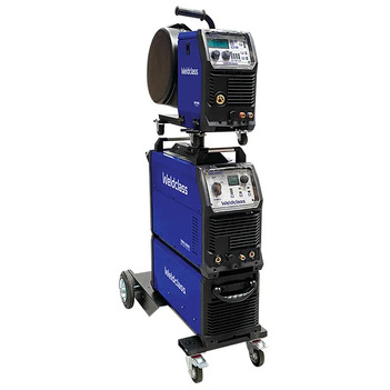 MIG / Stick / TIG Welder - FORCE 395MST Pulse With Toolbox Trolley Weldclass WC-395MSTK2