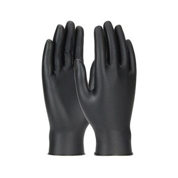 Glove disposable Nitrile Grippaz Black Size 2XL Pro GNSBDN2XL