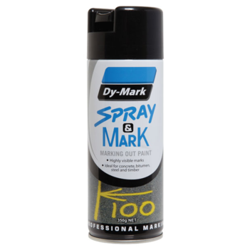  Black Spray & Mark Marking Out Paint 350g 40013501