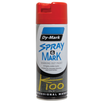 Red Spray & Mark Marking Out Paint 350g 40013502