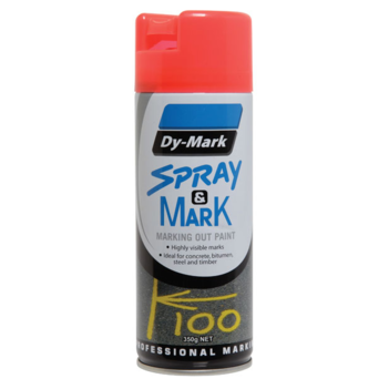 Red Spray & Mark Fluro Marking Out Paint 350g 40013522
