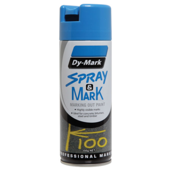 Blue Spray & Mark Fluro Marking Out Paint 350g 40013523
