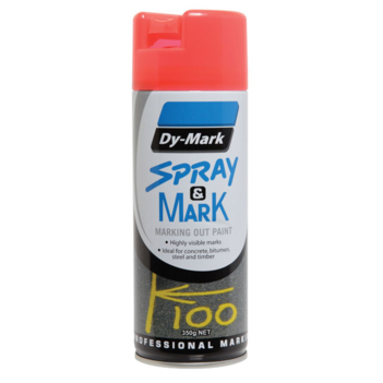 Orange Spray & Mark Fluro Marking Out Paint 350g 40013526
