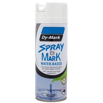 Spray and Mark Fluoro White 350g Dymark 40063511