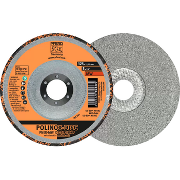 Polinox Non-woven 125mm Medium Soft Disc PNER-MW 125-22,2 SIC F Pferd 44690723