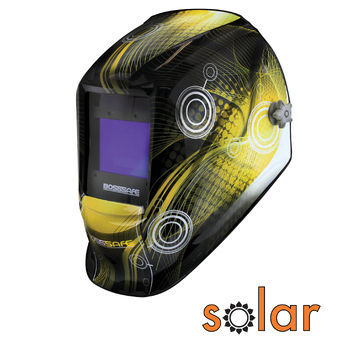 Solar Pro Electronic Welding Helmet Bossweld 700150