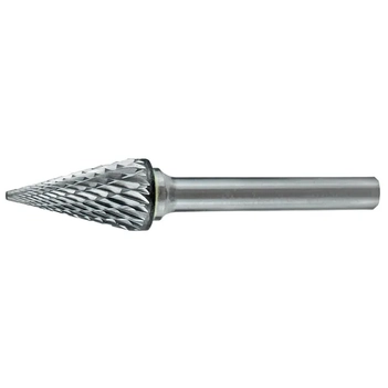 Carbide Burr Cone Shape 1/4" X 3/4" Head 1/4" Shank DC CB-SM2