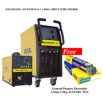 Weldmatic 356 With W64-1 4 Roll Drive Wire Feeder WIA CP147-1 main image