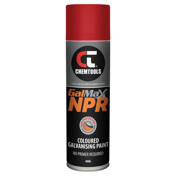 GalMax NPR Red Galvanising Paint 400g Aerosol ChemTools CT-RSG-400