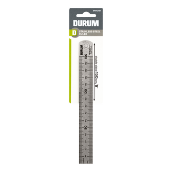 150mm Stainless Steel Ruler Metric/Imperial Durum DB10161 main image