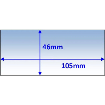 Inner Cover Lens 105 x 46mm Weldclass P7-CL10546-5 Pkt of 5