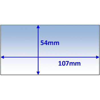 Inner Cover Lens 107 x 54mm Weldclass P7-CL10754-5 Pkt of 5