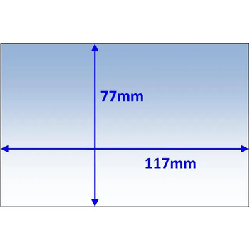 Inner Cover Lens 117 x 77mm Weldclass P7-CL11777/5 Pkt of 5