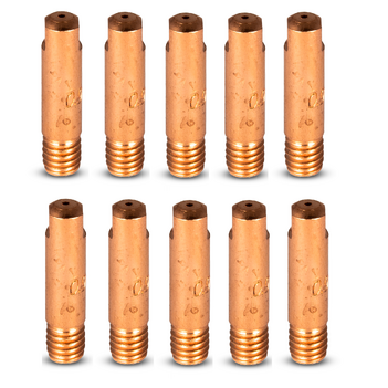 Contact Tips 0.9mm x M6 6mm Aluminium Binzel Style 14/15 Unimig PCTAL0008-09 Pack Of 10