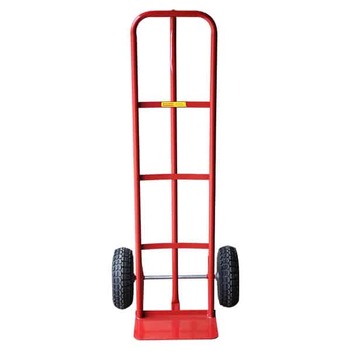 Red P Handle Puncture Proof Hand Trolley Richmond Wheel & Castors PHR201
