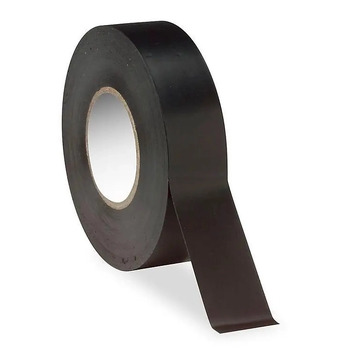 Black PVC Electrical Tape 20 Metres x 19mm  x 0.15 PVCTBK
