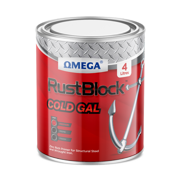 Cold galvanising primer Omega Rustblock 4 Litres R-CG-4Litres
