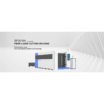 Fibre Laser Cutting Machine Auto exchangeable Platform SF3015H main image