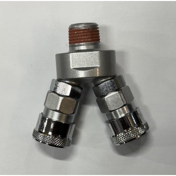 Quick Release Coupler Nitto Style Air Spreader / Multi Coupler 2-Way Complete with ¼” male BSP couplings SMVPFT