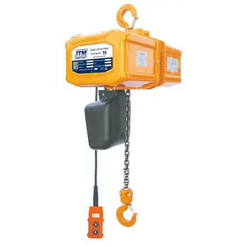 240V Compact Electric Chain Hoist 1 Tonne 6 Metre Lift ITM TM9001-01006