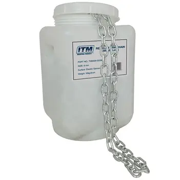 Galvanised, 50kg Drum, 3mm Body Regular Link Chain ITM TM9306-05003